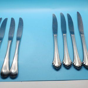Vintage Stainless Steel, Oneida Bancroft Dinner Knives plus more